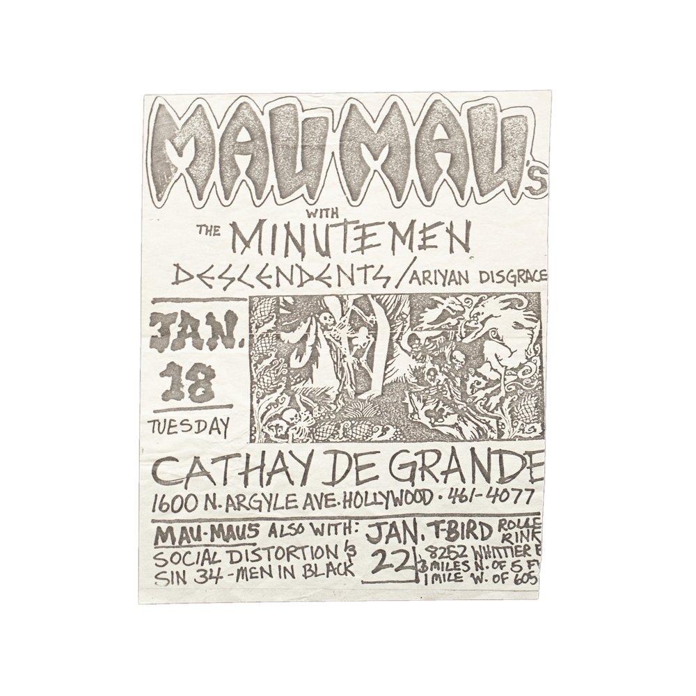 Mau-Maus -- Cathay de Grande [Handbill]