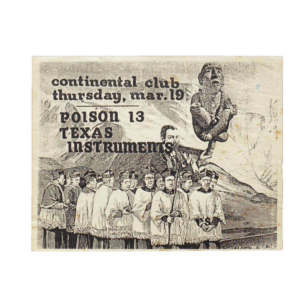 Poison 13 -- Continental Club [Handbill]