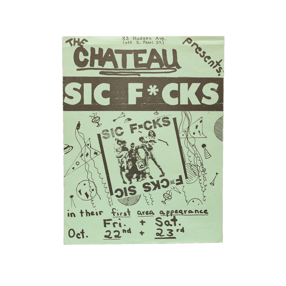 Sic Fucks -- The Chateau [Handbill]