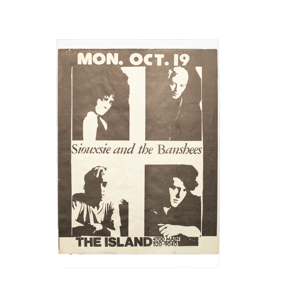 Siouxsie & The Banshees [Handbill]