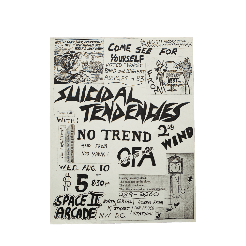 Suicidal Tendencies - Space II Arcade [Handbill]