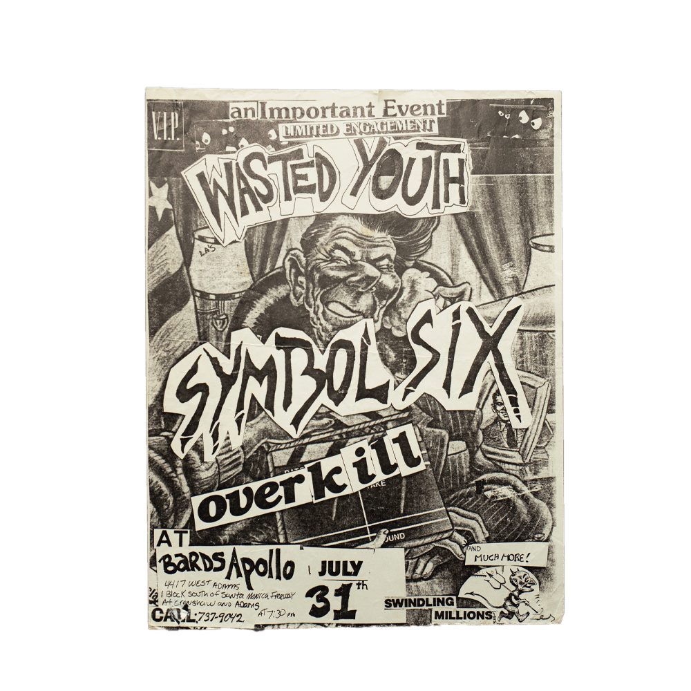 Wasted Youth -- Bard's Apollo [Handbill]