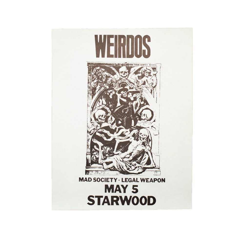 Weirdos -- Starwood [Handbill]