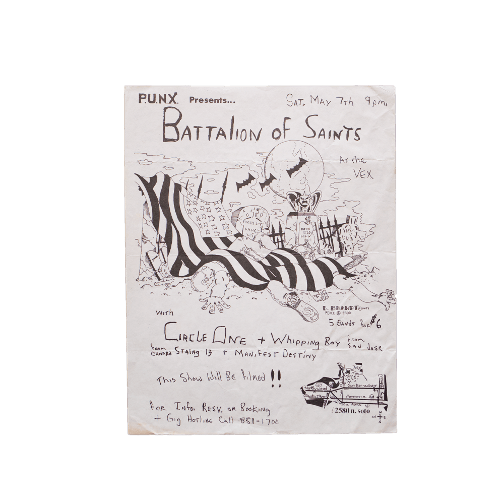 Battalion of Saints -- The Vex[Handbill]