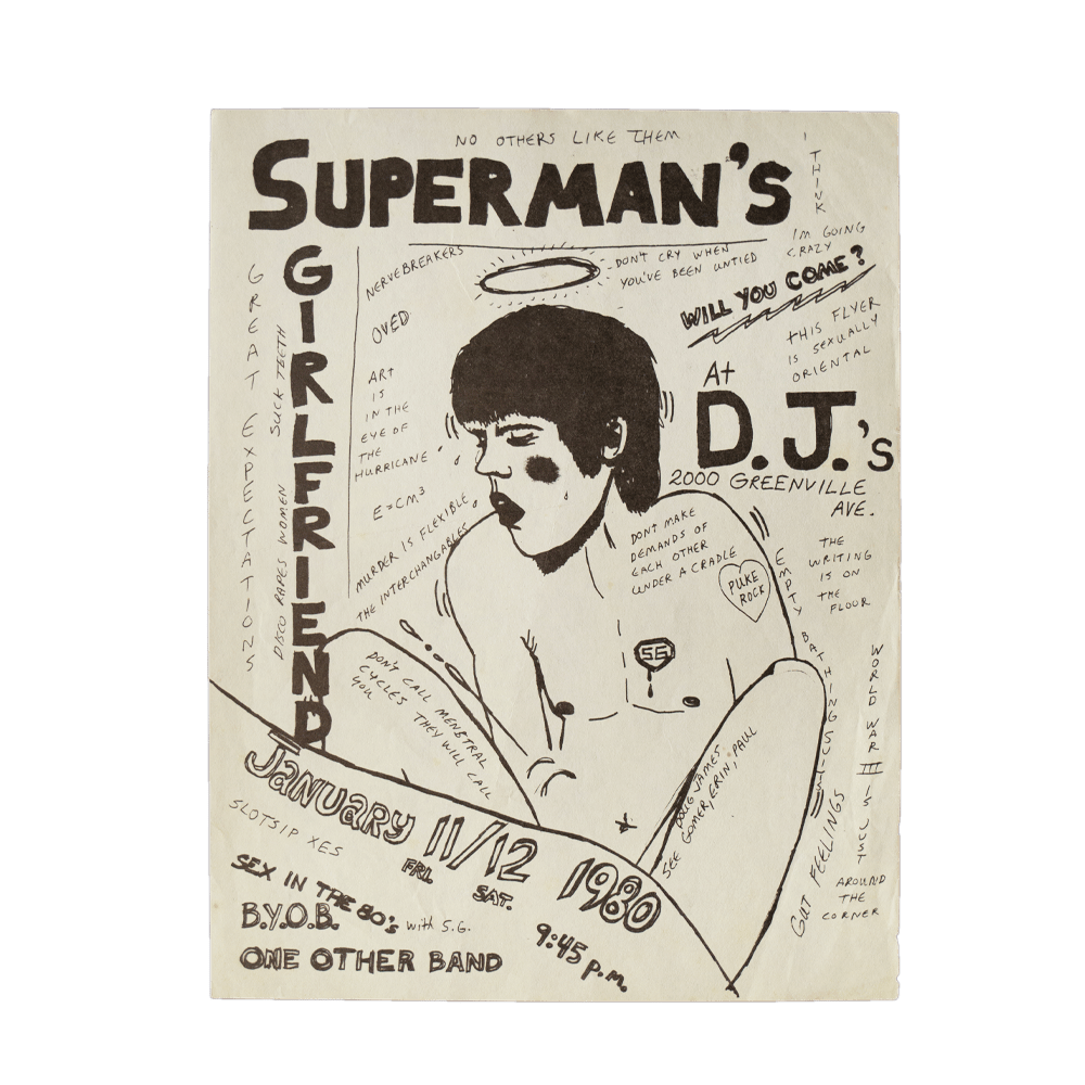 Superman's Girlfriend -- DJ's [Handbill]