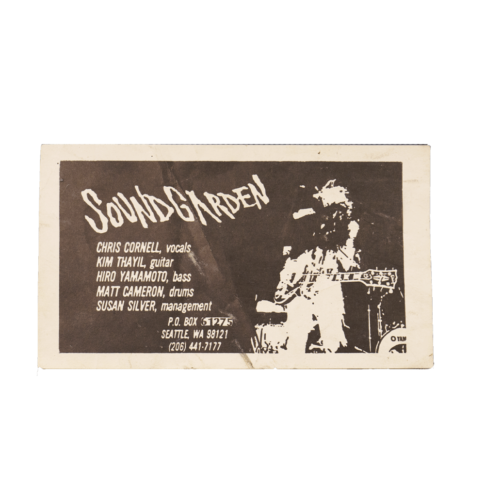 Soundgarden -- 1980's Handbill [Handbill]