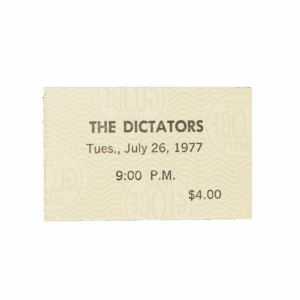 Dictators -- The Whisky [Miscellaneous Ephemera]