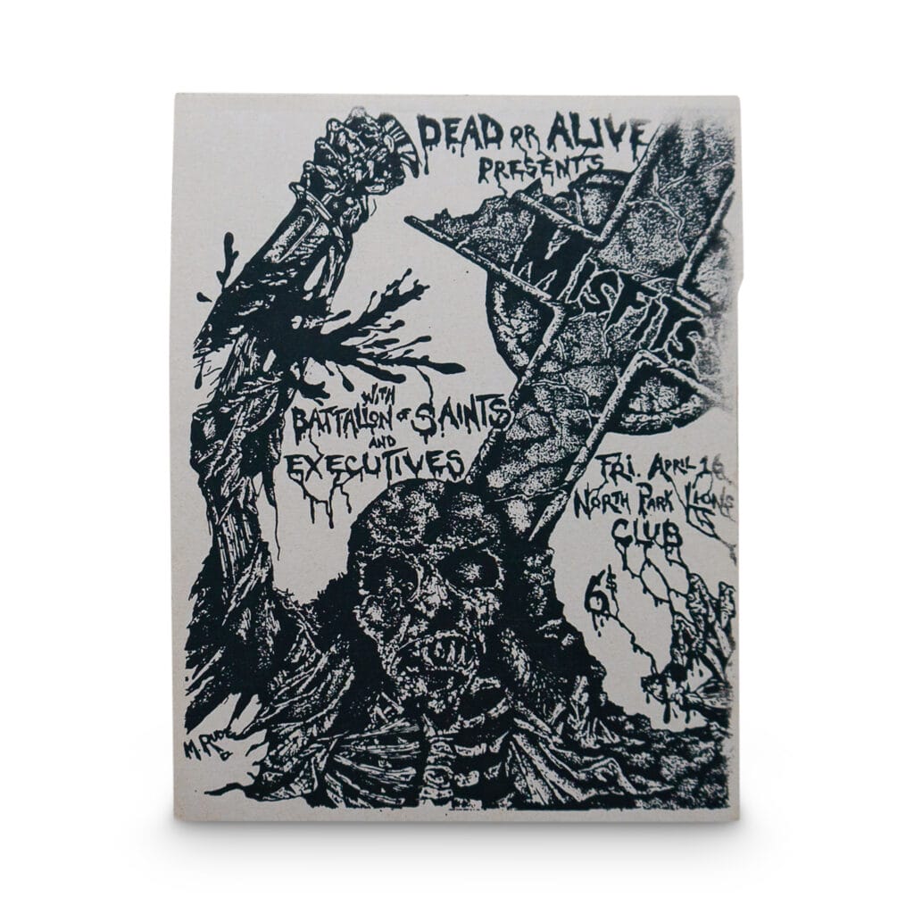 Misfits -- 1982 Sticker [Miscellaneous Ephemera]