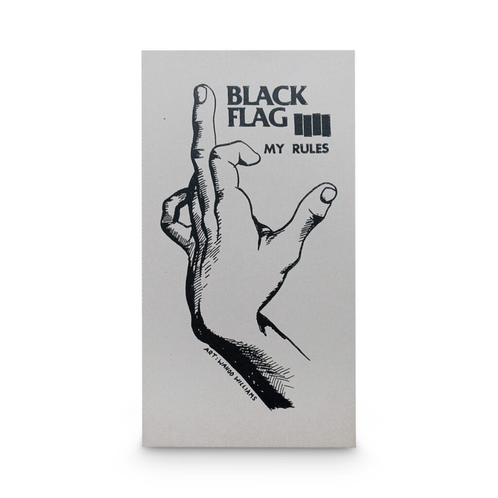 Black Flag -- My Rules Sticker [Miscellaenous Ephemera]