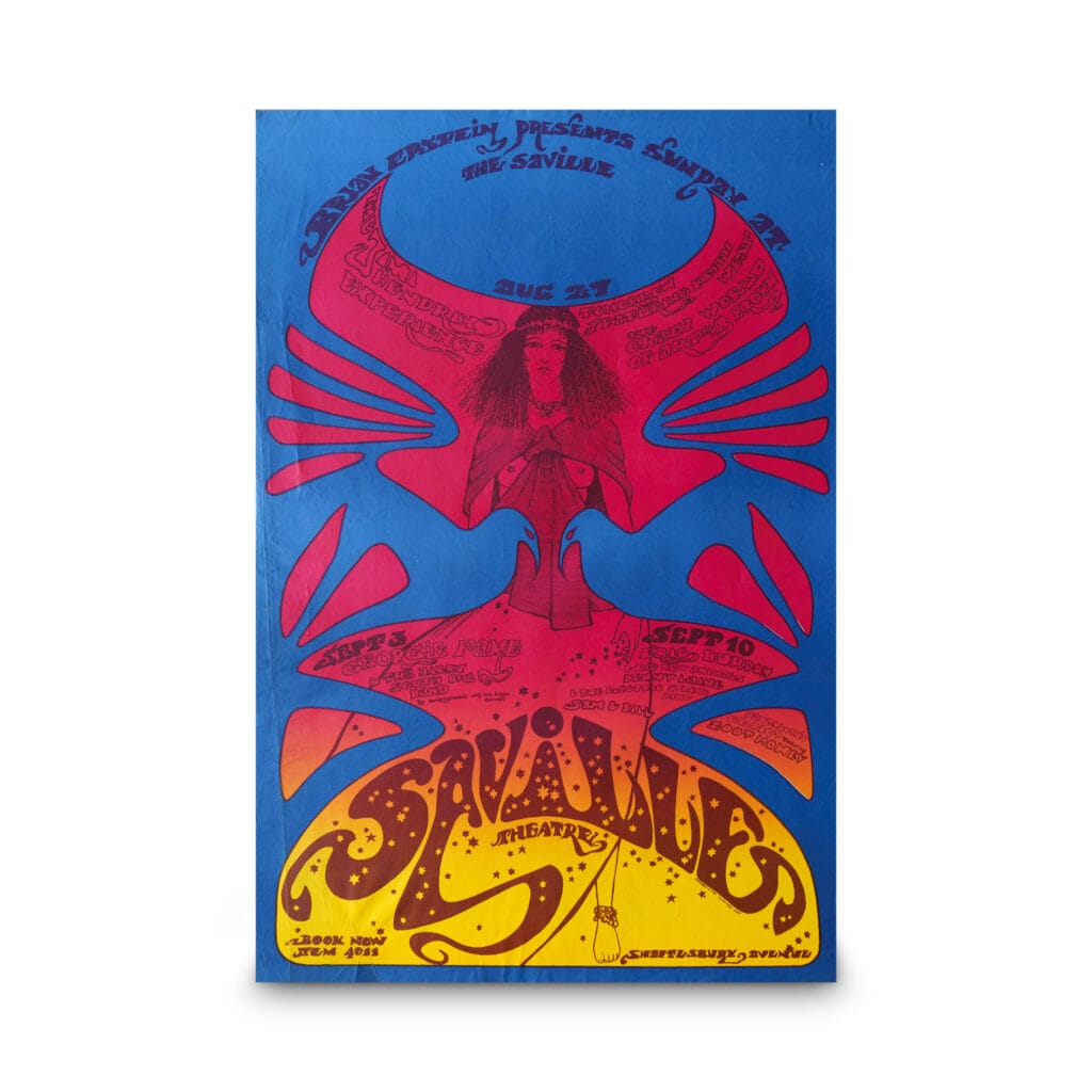 Hendrix, Jimi -- 1967 Saville [Poster]