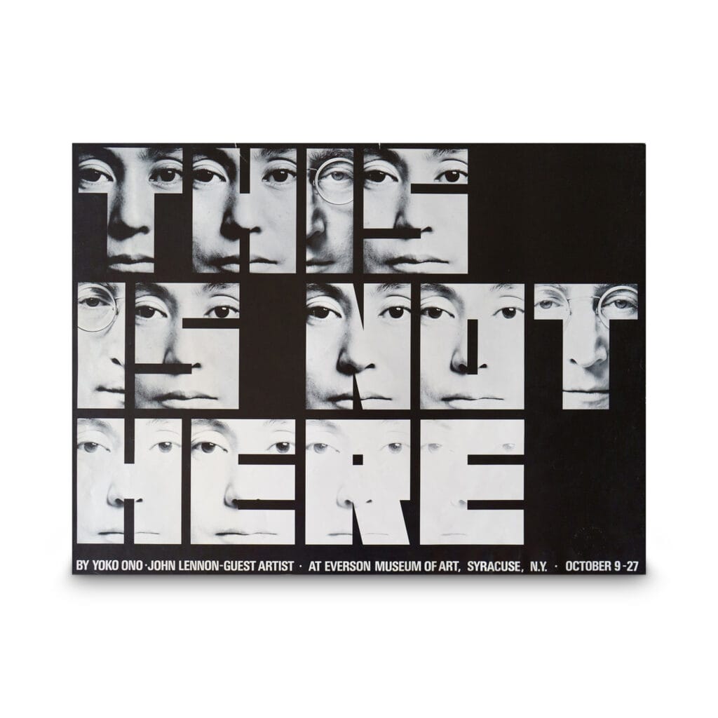 Ono, Yoko -- This is Not Here [Poster]