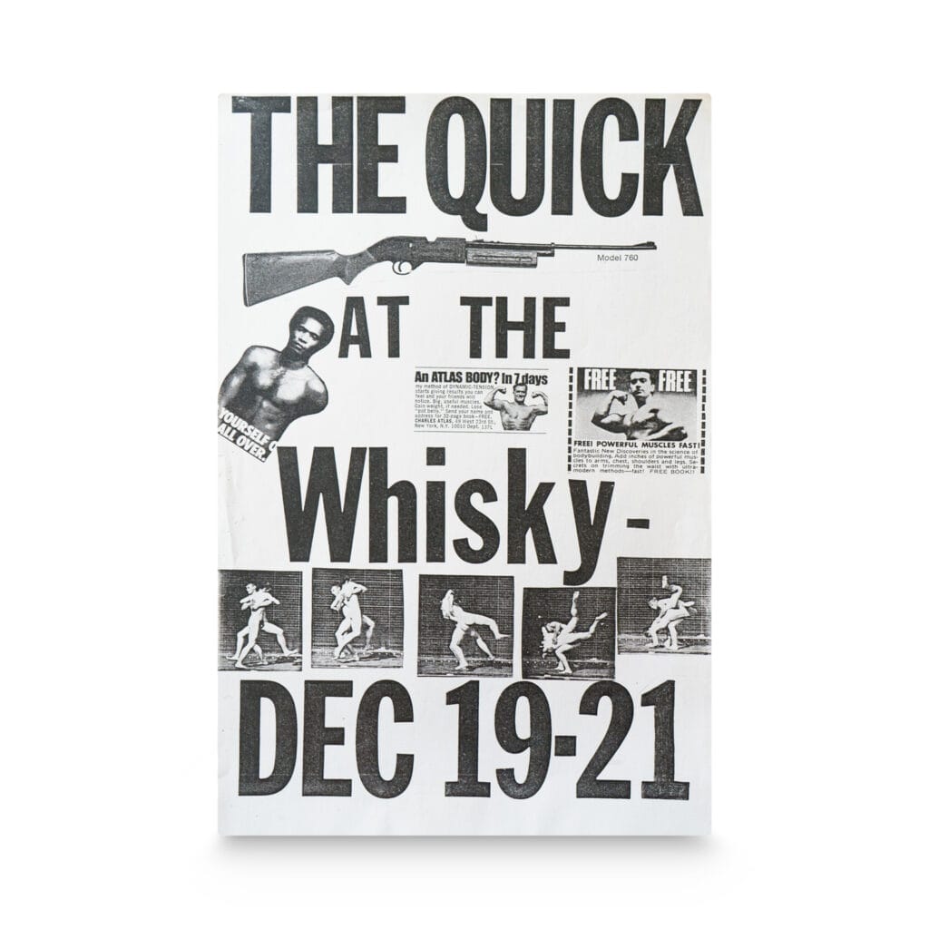 Quick -- The Whiskey [Handbill]