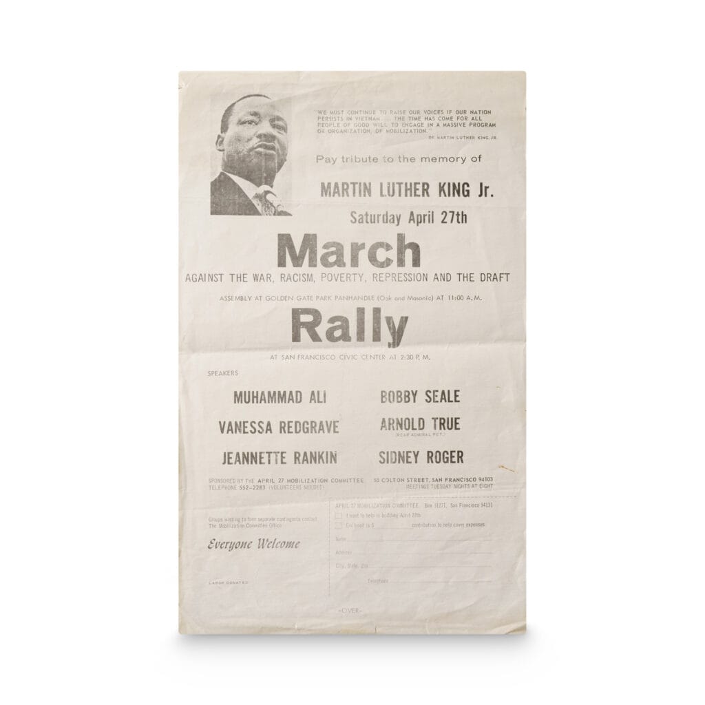 March / Rally -- 1968 [Counterculture Ephemera]