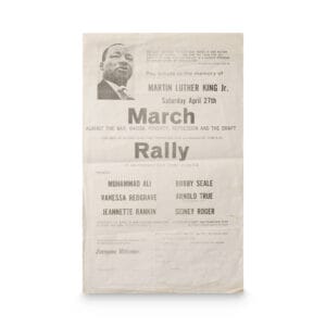 March / Rally -- 1968 [Counterculture Ephemera]