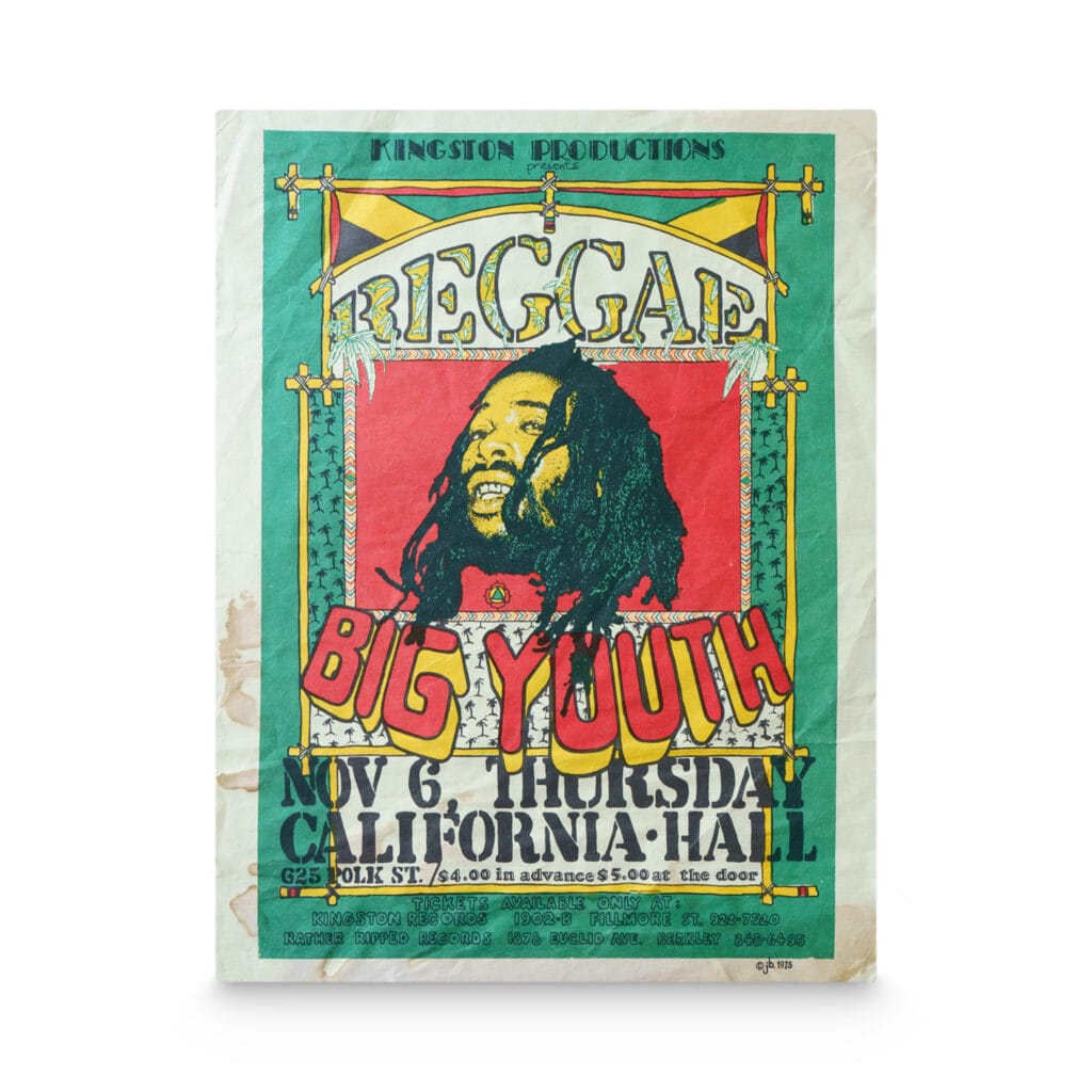 Big Youth -- 1975 [Handbill]