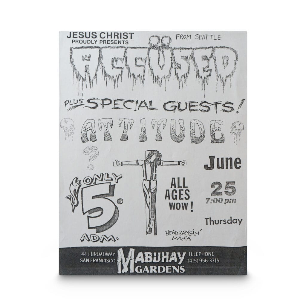 Accused -- 1987 [Handbill]