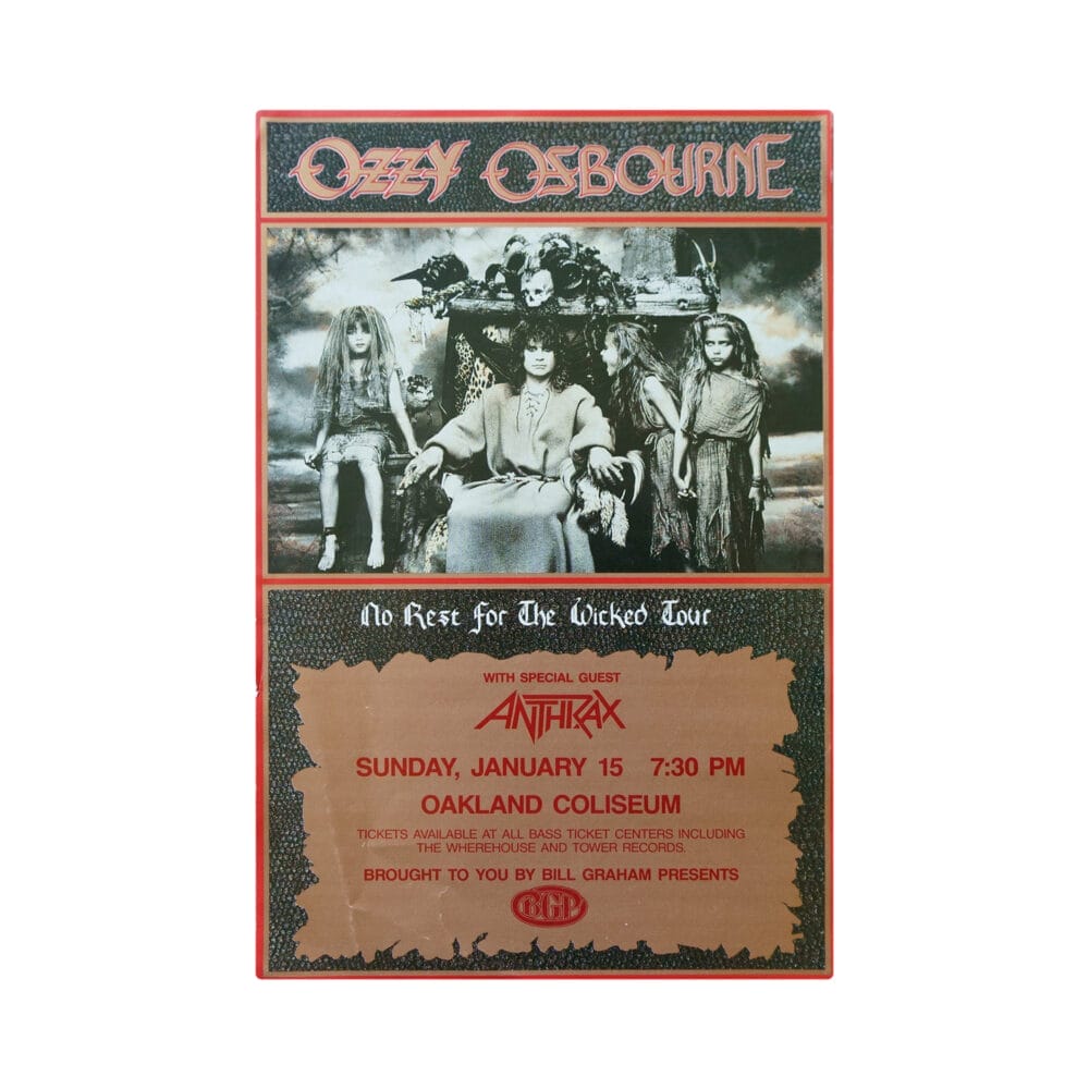 Osbourne, Ozzy -- 1989 [Handbill]