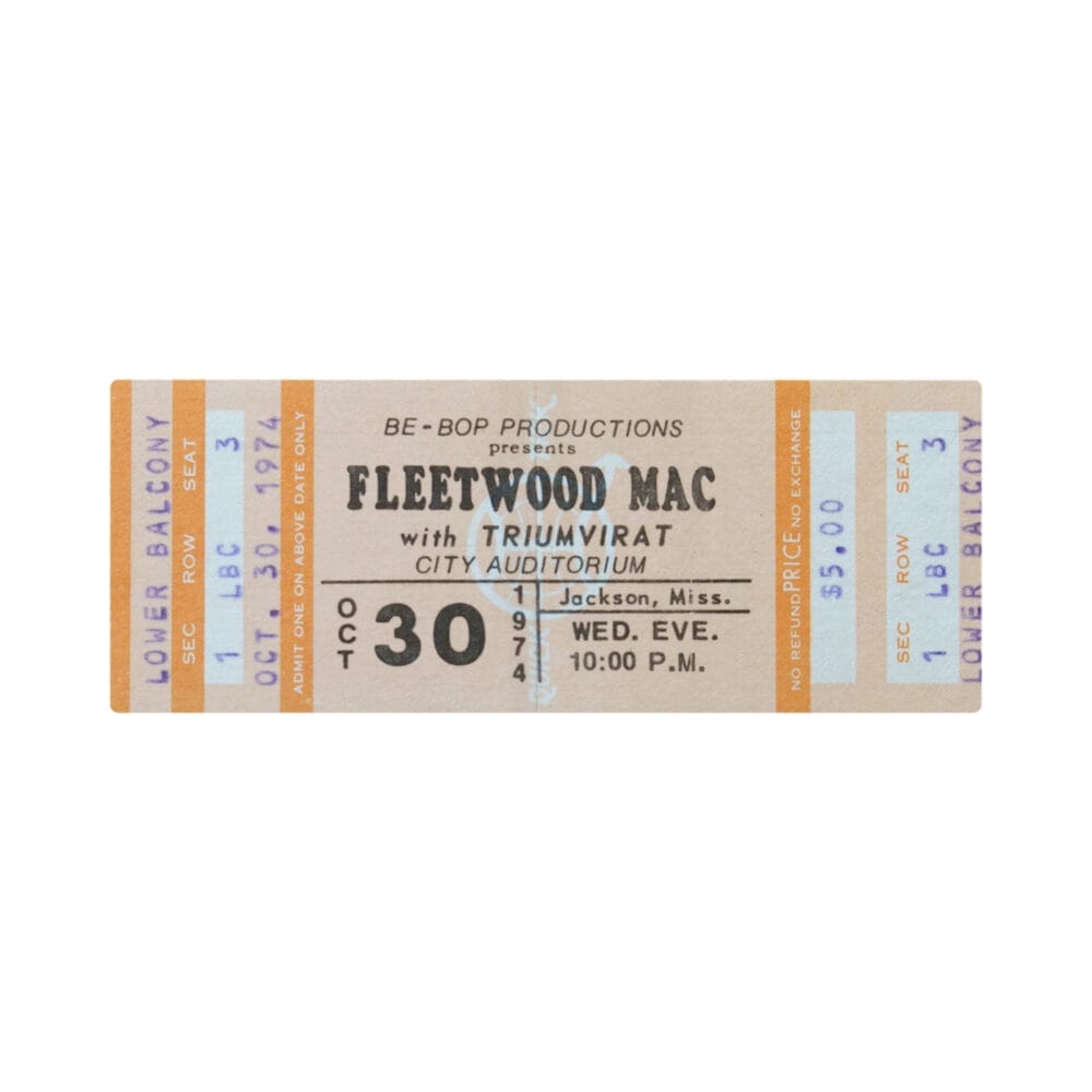 Fleetwood Mac -- 1974 [Ticket]