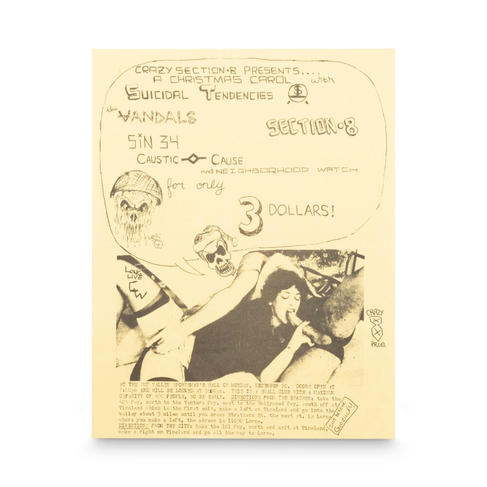 Suicidal Tendencies -- 1982 [Handbill]