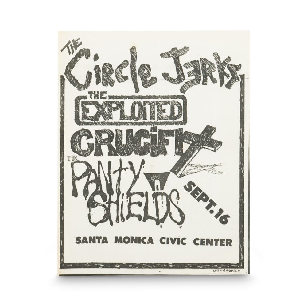 Circle Jerks -- 1982 [Handbill]