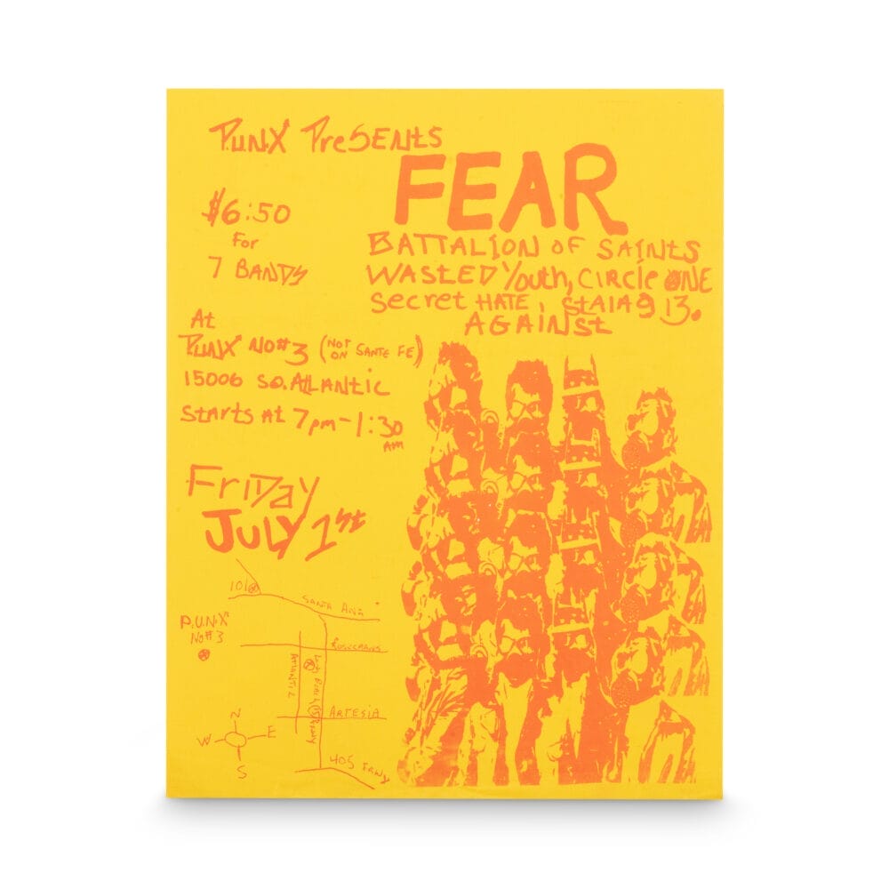 Fear -- 1983 [Handbill]