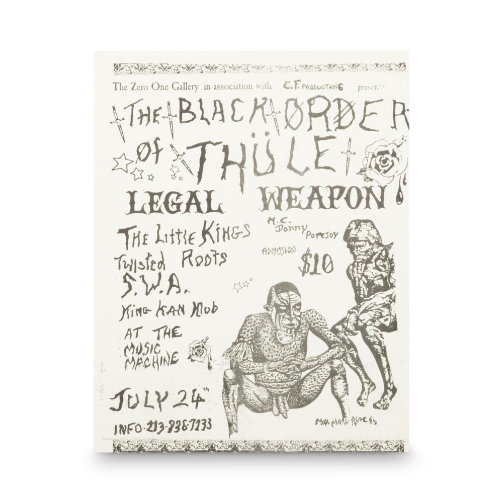 Legal Weapon -- 1985 [Handbill]