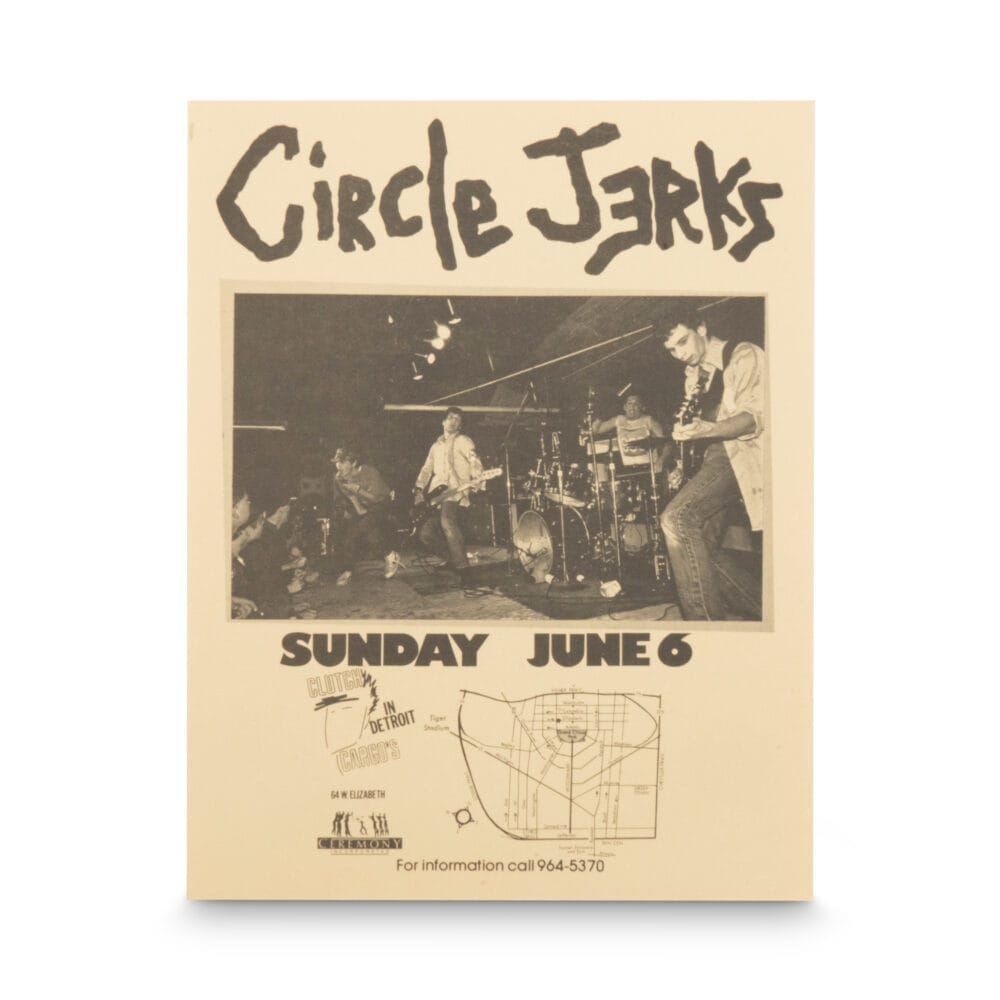 Circle Jerks -- 1982 [Handbill]