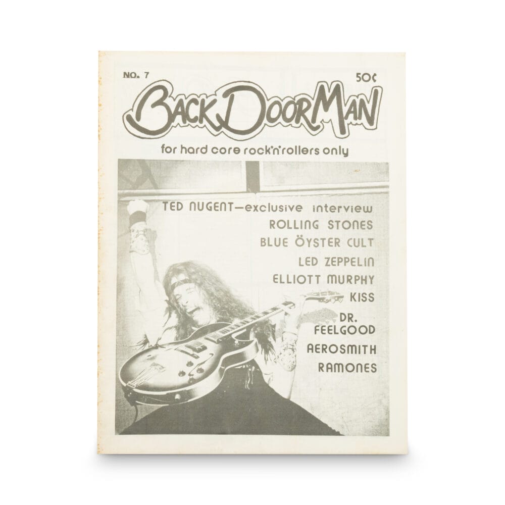 Back Door Man -- Issue #7  [Magazine]