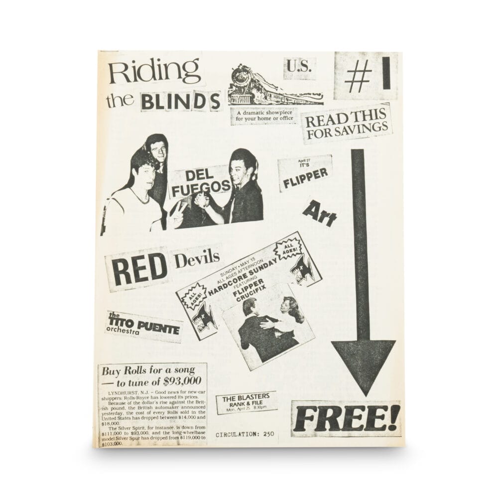 Riding The Blinds-- Issue #1  [Magazine]